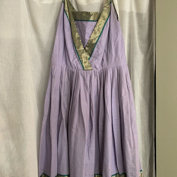 Vintage Hawaiian Lavender Dress XL - Picture 1 of 4